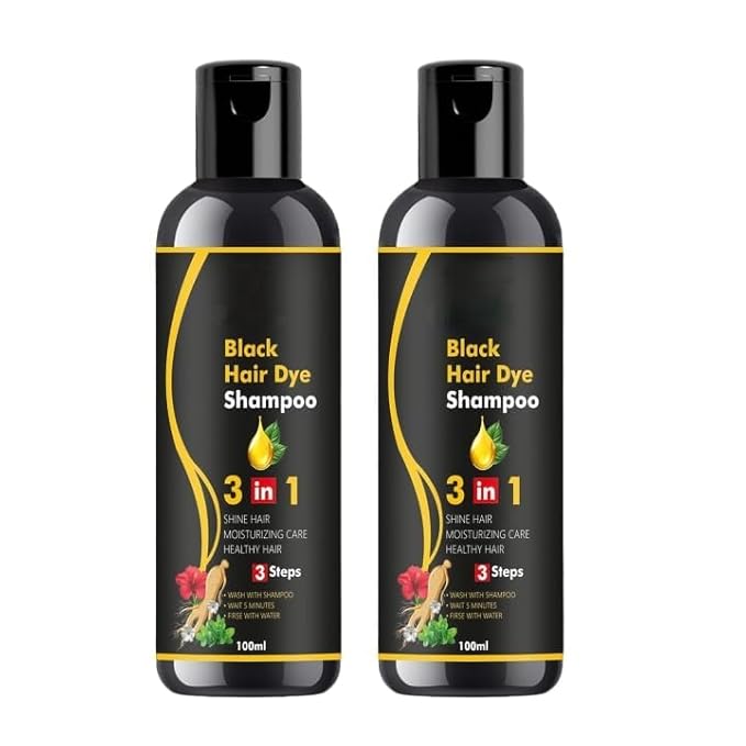 herbal 3 in 1  hair dye shampoo (Pack of 2)